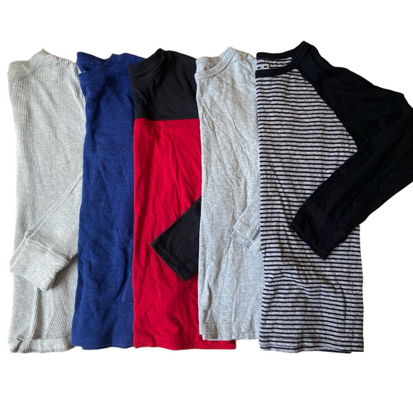 GAP Other - Boys Crewneck Tee Set - Gray, Blue, Red, Black